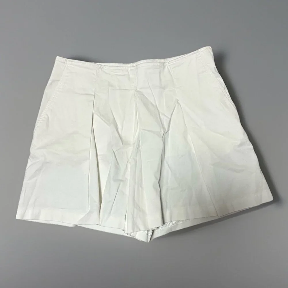 Maeve by Anthropologie Pleated White Skort NWT Women’s‎ 6 Tennis/Golf